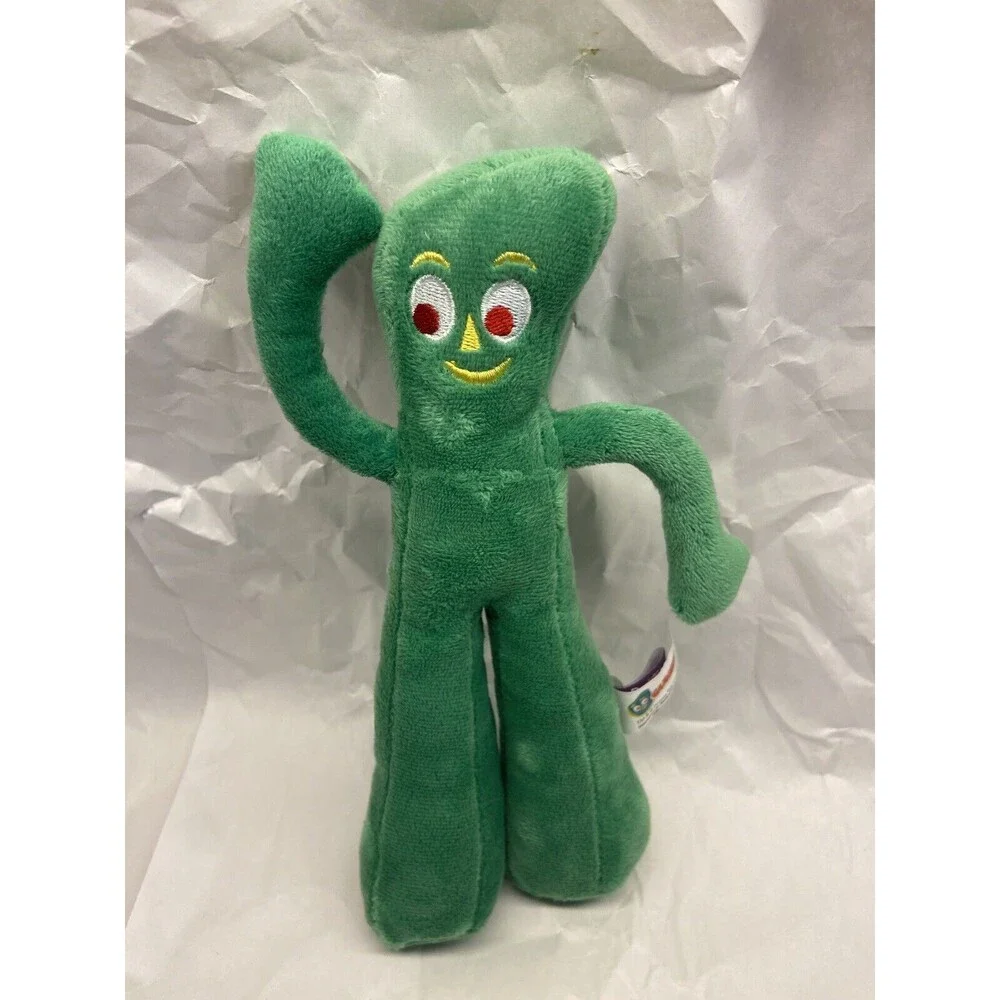 Multipet Gumby Dog Toy Plush Filled Green 9 inch Pack of 1